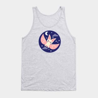 White Bat Tank Top